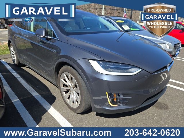 Midnight Silver Metallic 2018 Tesla Model X 75D AWD SUV / Crossover All-Wheel Drive 1-Speed Automatic