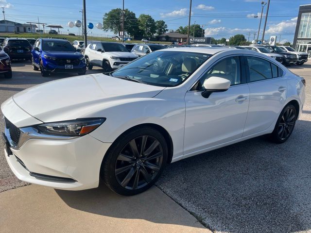 Snowflake White Pearl Mica 2021 Mazda MAZDA6 Touring FWD Sedan Front-Wheel Drive 6-Speed Automatic