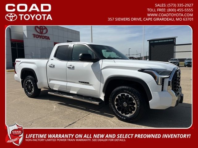 Ice Cap 2024 Toyota Tundra SR5 Double Cab 4WD Pickup Truck Four-Wheel Drive Automatic