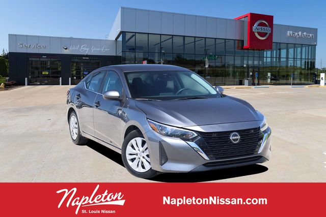 Gray (Gun Metallic) 2025 Nissan Sentra S FWD Sedan Front-Wheel Drive Continuously Variable Transmission