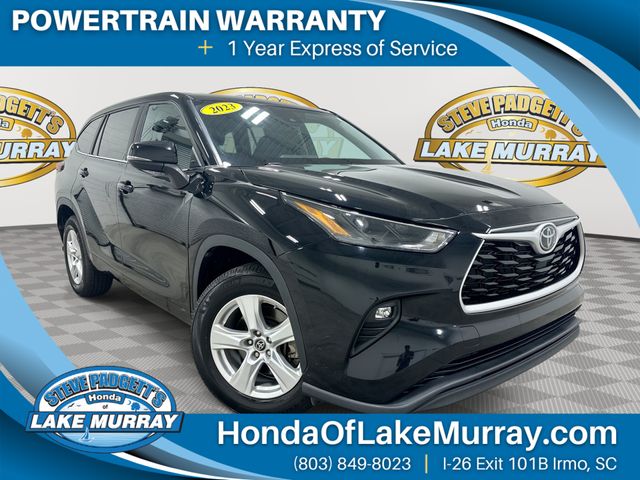 Midnight Black Metallic 2023 Toyota Highlander SUV / Crossover Front-Wheel Drive 8-Speed Automatic