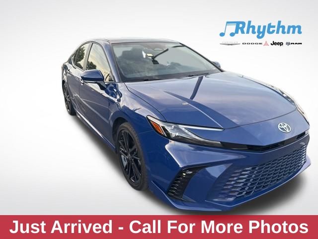 Blue 2025 Toyota Camry XSE FWD Sedan Front-Wheel Drive Continuously Variable Transmission
