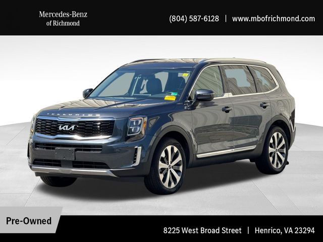 Gravity Gray 2022 Kia Telluride EX FWD SUV / Crossover Front-Wheel Drive 8-Speed Automatic
