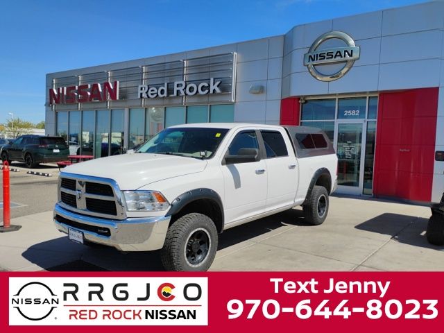 Bright White Clearcoat/Mineral Gray Metallic CC 2010 Dodge RAM 2500 SLT Crew Cab 4WD Pickup Truck Four-Wheel Drive 6-Speed Automatic
