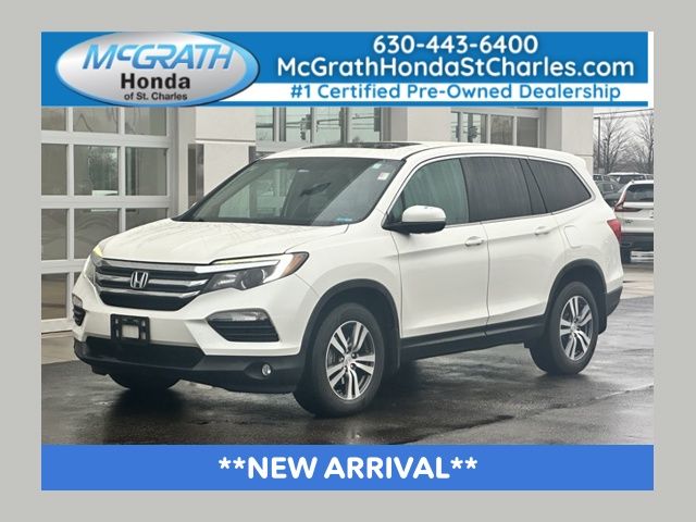 White Diamond Pearl 2016 Honda Pilot EX-L AWD with RES SUV / Crossover All-Wheel Drive 6-Speed Automatic