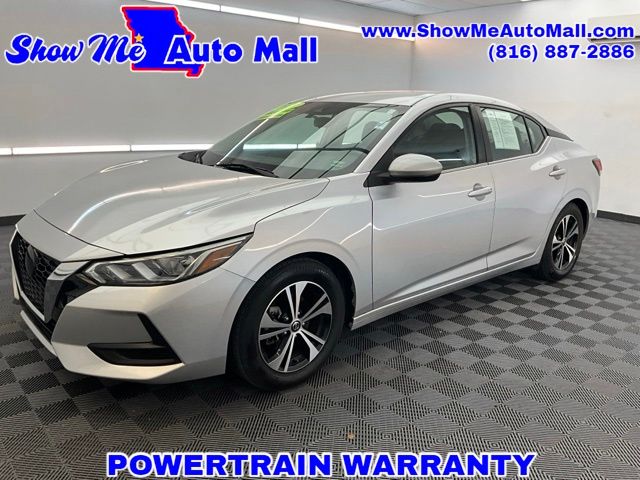 Brilliant Silver Metallic 2022 Nissan Sentra Sedan Front-Wheel Drive Continuously Variable Transmission