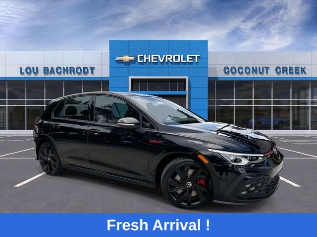 Deep Black 2023 Volkswagen Golf GTI Hatchback Front-Wheel Drive 7-Speed Dual Clutch