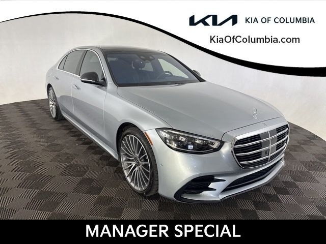 Cirrus Silver Metallic 2022 Mercedes-Benz S-Class S 500 4MATIC AWD Sedan All-Wheel Drive 9-Speed Automatic