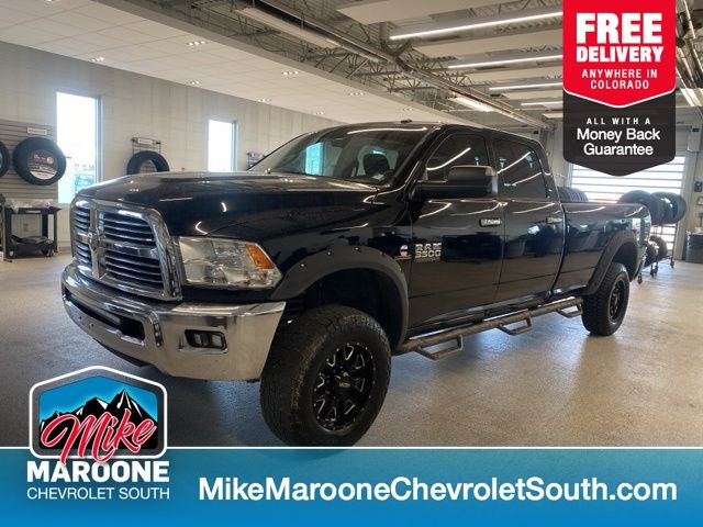 Black Clearcoat 2013 RAM 3500 Big Horn Crew Cab LB 4WD Pickup Truck Four-Wheel Drive 6-Speed Automatic