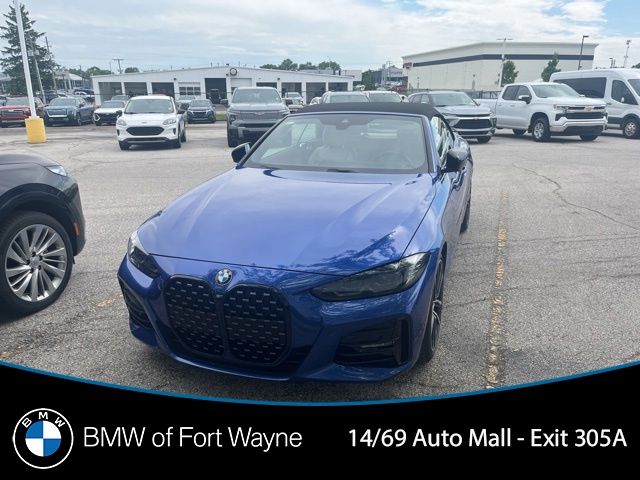 Portimao Blue Metallic 2024 BMW 4 Series 430i Convertible RWD Convertible Rear-Wheel Drive 8-Speed Automatic