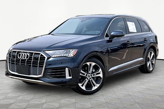Waitomo Blue Metallic 2023 Audi Q7 SUV / Crossover All-Wheel Drive 8-Speed Automatic