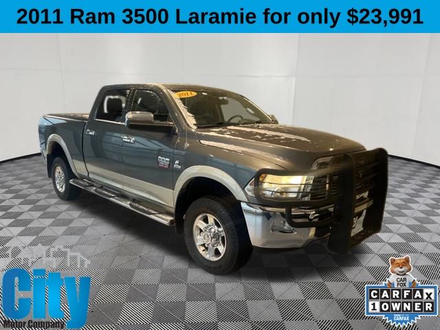 Mineral Gray Metallic Clearcoat 2011 RAM 3500 Pickup Truck 6-Speed Automatic