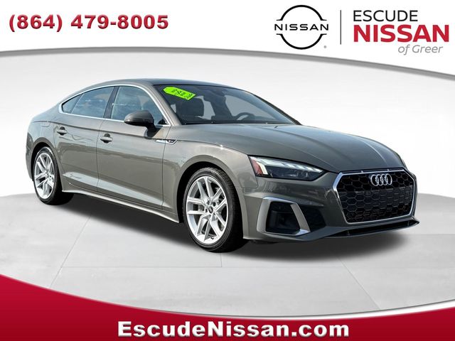 District Green Metallic 2024 Audi A5 Sportback quattro Premium Plus S Line 45 TFSI AWD Sedan All-Wheel Drive 7-Speed Automatic