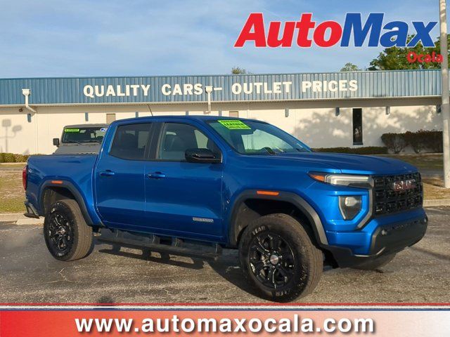 Dynamic Blue Metallic 2024 GMC Canyon Elevation Crew Cab RWD Pickup Truck 4X2 8-Speed Automatic