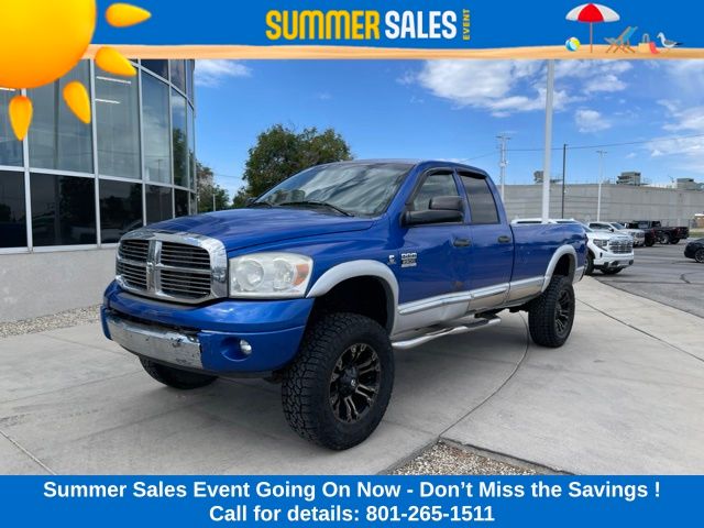 Electric Blue Pearl 2007 Dodge RAM 2500 Pickup Truck Four-Wheel Drive 6-Speed Automatic