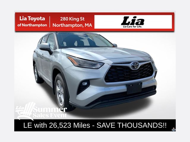 Celestial Silver Metallic 2025 Toyota Highlander LE AWD SUV / Crossover All-Wheel Drive 8-Speed Automatic