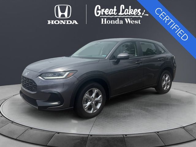 Gray (Modern Steel Metallic) 2024 Honda HR-V SUV / Crossover All-Wheel Drive Continuously Variable Transmission
