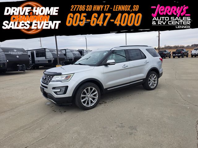 Silver 2017 Ford Explorer Limited AWD SUV / Crossover All-Wheel Drive 6-Speed Automatic