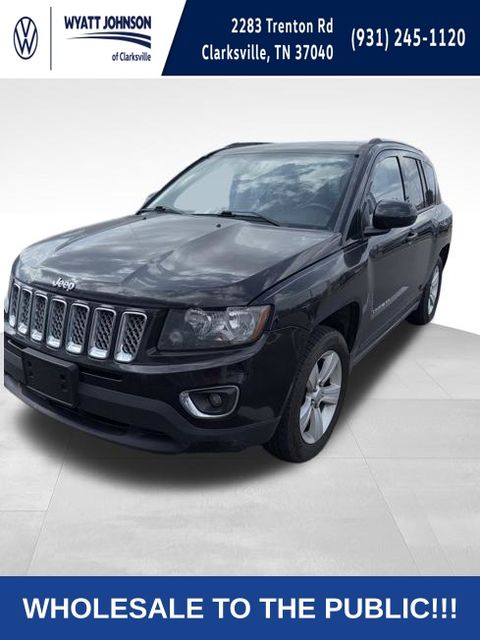Black Clearcoat 2015 Jeep Compass Latitude 4WD SUV / Crossover Four-Wheel Drive 6-Speed Automatic