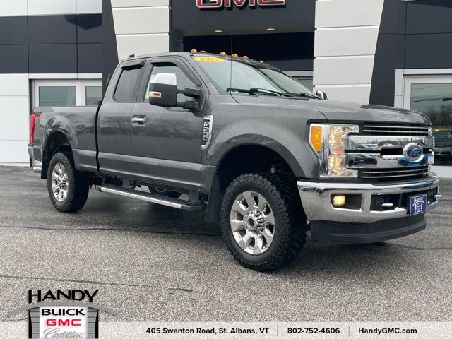 Gray (Magnetic) 2017 Ford F-250 Super Duty Lariat SuperCab 4WD Pickup Truck Four-Wheel Drive 6-Speed Automatic