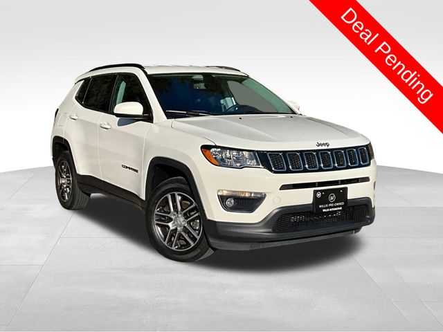 White Clearcoat 2019 Jeep Compass Latitude 4WD SUV / Crossover Four-Wheel Drive 9-Speed Automatic