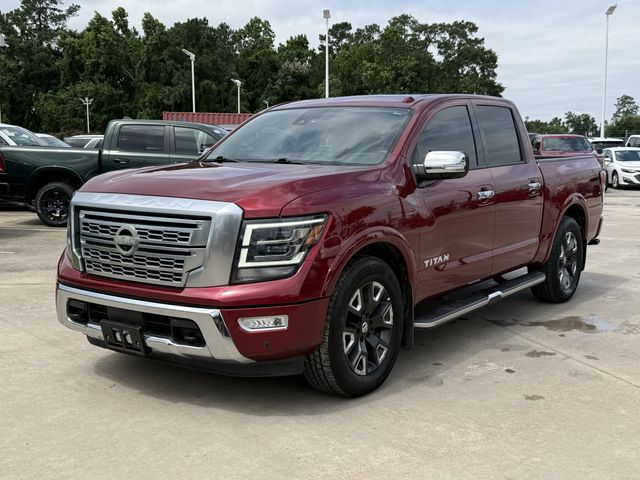 2021 Nissan Titan Platinum Reserve Red at Cook Ford
