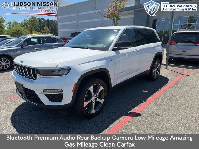 Bright White Clearcoat 2023 Jeep Grand Cherokee 4xe 4WD SUV / Crossover Four-Wheel Drive 8-Speed Automatic