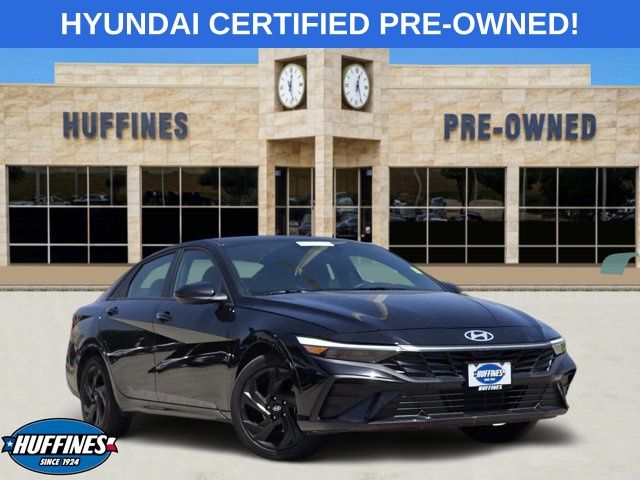Abyss Black 2026 Hyundai Elantra Sedan Front-Wheel Drive Continuously Variable Transmission
