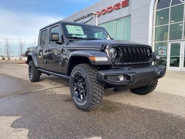 2026 Jeep Gladiator Willys - Granite Crystal Metallic Clearcoat exterior view 3