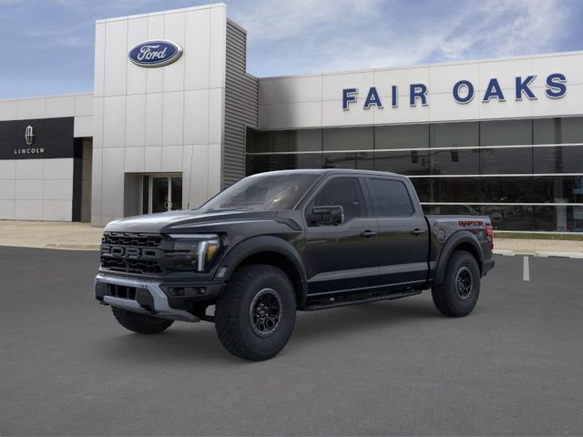 Agate Black Metallic 2025 Ford F-150 Raptor SuperCrew 4WD Pickup Truck Four-Wheel Drive Automatic
