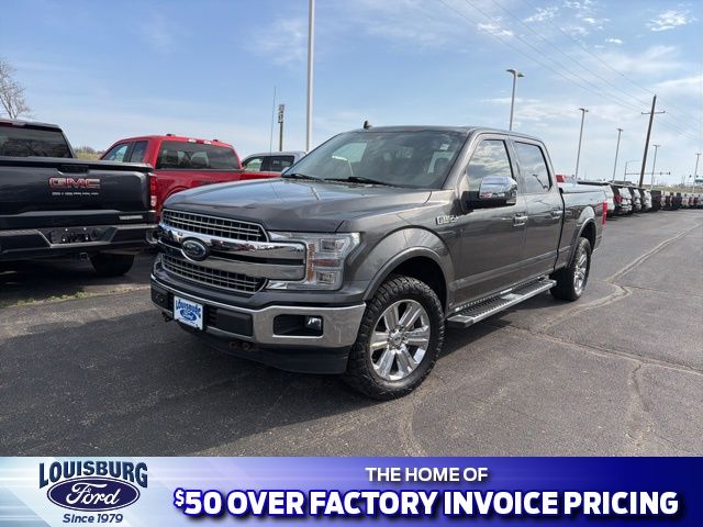 Gray (Magnetic) 2020 Ford F-150 Lariat SuperCrew LB 4WD Pickup Truck Four-Wheel Drive Automatic