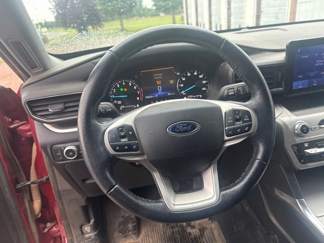 2021 Red Metallic Ford Explorer XLT 4X4 SUV
