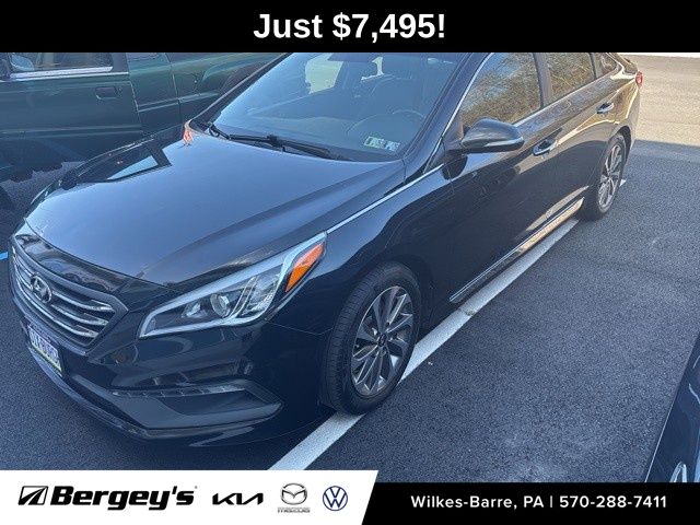 Phantom Black 2016 Hyundai Sonata Sport FWD Sedan Front-Wheel Drive 6-Speed Automatic