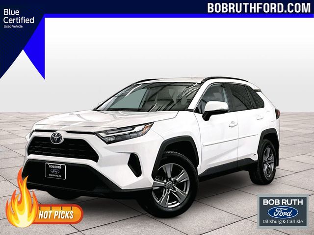 2022 Toyota RAV4 Hybrid XLE White at Phil Fitts Ford