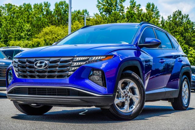 Intense Blue 2022 Hyundai Tucson SUV / Crossover Front-Wheel Drive 8-Speed Automatic