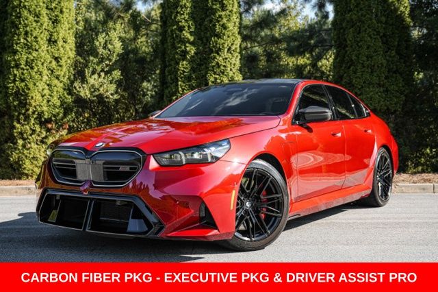 Vegas Red Metallic 2025 BMW M5 Sedan All-Wheel Drive 8-Speed Automatic