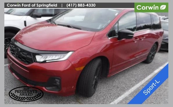 Radiant Red Metallic II 2025 Honda Odyssey Sport-L FWD Minivan Front-Wheel Drive Automatic