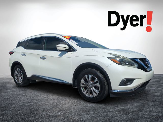 Pearl White 2018 Nissan Murano SL FWD SUV / Crossover Front-Wheel Drive Continuously Variable Transmission