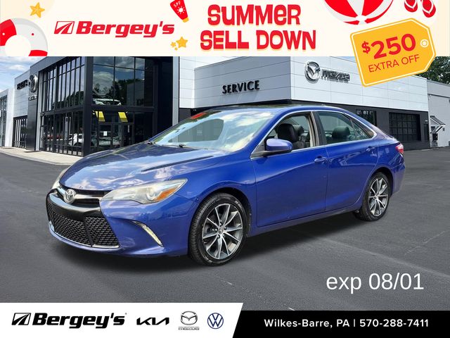 Blue 2016 Toyota Camry Sedan Front-Wheel Drive 6-Speed Automatic
