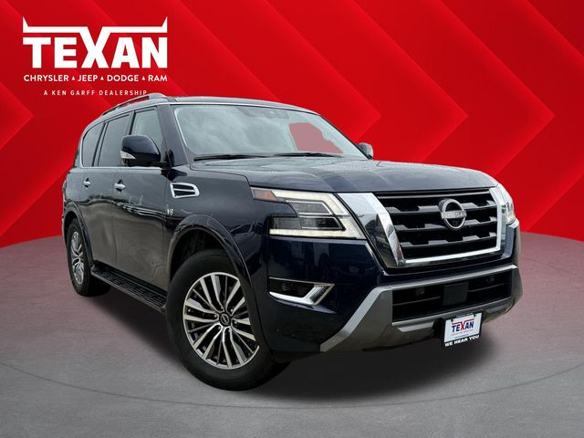 2022 Nissan Armada SL Blue at Bravo Nissan