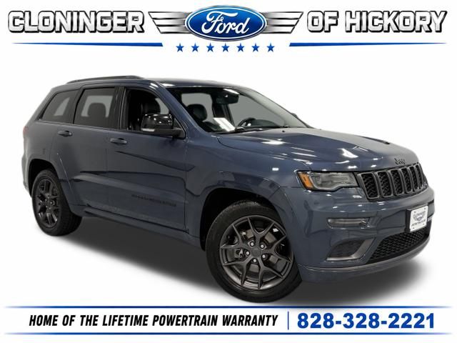 Slate Blue Pearlcoat 2020 Jeep Grand Cherokee SUV / Crossover Four-Wheel Drive 8-Speed Automatic