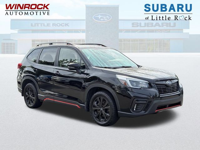 Crystal Black Silica 2021 Subaru Forester Sport Crossover AWD SUV / Crossover All-Wheel Drive Continuously Variable Transmission