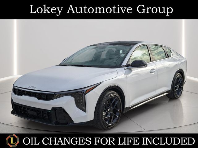Snow White Pearl 2025 Kia K4 Sedan Front-Wheel Drive 8-Speed Automatic