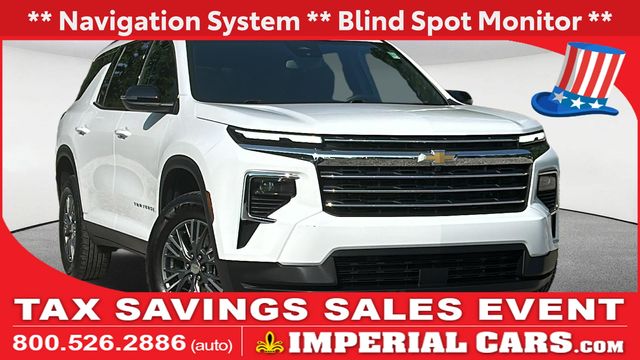 Summit White 2025 Chevrolet Traverse SUV / Crossover Four-Wheel Drive 8-Speed Automatic