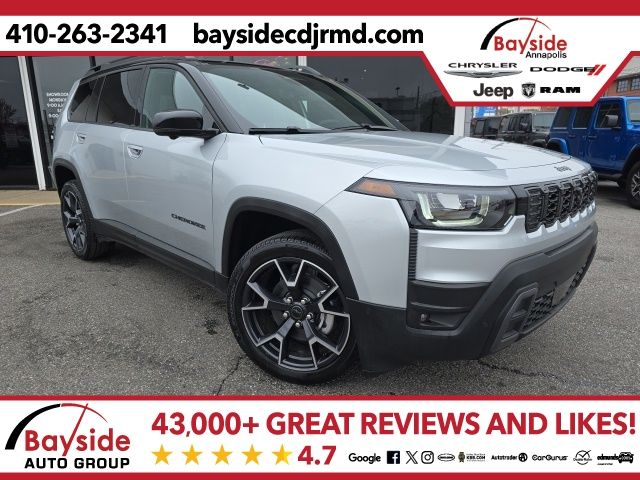 Silver Zynith Clearcoat 2026 Jeep Cherokee Overland 4WD SUV / Crossover Four-Wheel Drive Continuously Variable Transmission