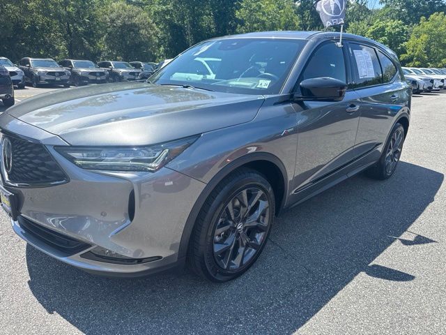 2023 Acura MDX A-Spec - Liquid Carbon Metallic exterior view 3