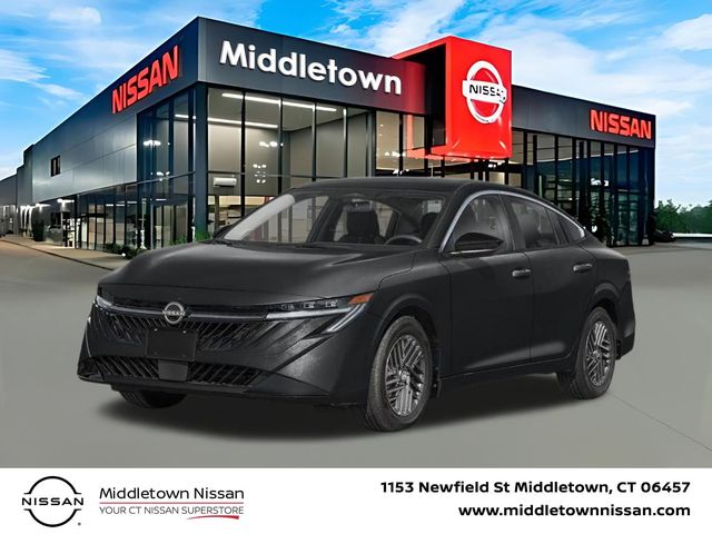 Super Black 2026 Nissan Sentra Sedan Front-Wheel Drive Continuously Variable Transmission