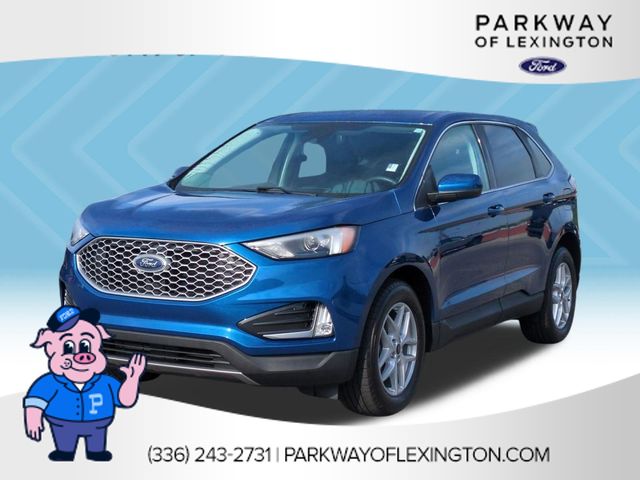 Blue Metallic 2024 Ford Edge SUV / Crossover All-Wheel Drive 8-Speed Automatic