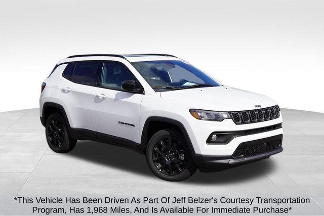 Bright White Clearcoat 2025 Jeep Compass SUV / Crossover Four-Wheel Drive 8-Speed Automatic