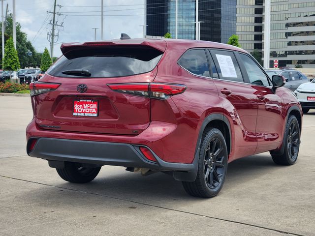 2023 Toyota Highlander LE Red at Don McGill Toyota